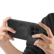 Xiaomi 13T/13T Pro Black Retro Magsafe PU Back Cover Phone Case - 4