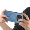 Xiaomi Redmi Note 14 Pro 5G Blue Retro Magsafe PU Back Cover Case - 3