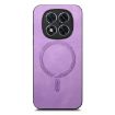 Xiaomi Redmi Note 14 Pro 5G Purple Retro Magsafe PU Phone Case Cover - 2