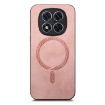 Xiaomi Redmi Note 14 Pro+ 5G Pink Retro Magsafe PU Phone Case Cover - 2
