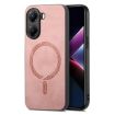 Redmi Turbo 4 Pink Retro Magsafe PU Back Cover Phone Case - 1