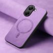 Redmi Turbo 4 Purple Retro Magsafe PU Back Cover Phone Case - 4