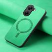 Redmi Turbo 4 Green Retro Magsafe PU Back Cover Phone Case - 4