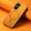 Xiaomi Poco X7 Pro Yellow Retro Magsafe PU Back Cover Phone Case - 4