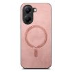 Xiaomi Poco X7 Pro Pink Retro Magsafe PU Back Cover Case - 2