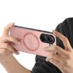 Xiaomi Poco X7 Pro Pink Retro Magsafe PU Back Cover Case - 3