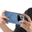 Xiaomi 15 Pro Blue Retro Magsafe PU Back Cover Phone Case - 3