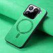 Xiaomi 15 Pro Green Retro Magsafe PU Back Cover Phone Case - 4