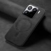Xiaomi 15 Pro Black Retro Magsafe PU Back Cover Phone Case - 4