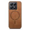 Xiaomi 14T Brown Retro Magsafe PU Back Cover Phone Case - 2