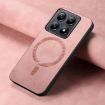 Xiaomi 14T Pro Pink Retro Magsafe PU Back Cover Phone Case - 4