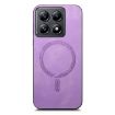 Xiaomi 14T Pro Purple Retro Magsafe PU Back Cover Phone Case - 2