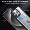 iPhone 15 Card Holder Case - Black Acrylic Hybrid TPU Cover - 5