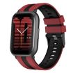 Amazfit Active 20mm Two-Color Silicone Watch Band Red+Black Sports - 1