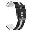 Amazfit GTS 4 20mm Black+White Two-Color Sports Silicone Watch Band - 2