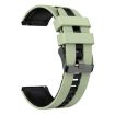 Amazfit GTS 2 Mini 20mm Two-Color Silicone Watch Band Light Green/Black - 2