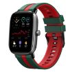 Amazfit GTS 2 Mini 20mm Green+Red Sports Silicone Watch Band - 1