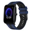 Amazfit Pop 20mm Blue+Black Two-Color Sports Silicone Watch Band - 1