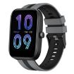 Amazfit Bip3 20mm Two-Color Silicone Watch Band Grey Black Sports - 1