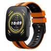 Amazfit Bip 5 22mm Orange+Black Sports Silicone Watch Band - 1