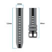 Amazfit GTR 3 22mm Orange+Black Two-Color Sports Silicone Watch Band - 8