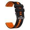 Amazfit GTR 3 Pro 22mm Black+Orange Sports Silicone Watch Band - 2