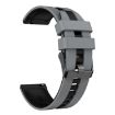 Amazfit GTR 2e 22mm Grey+Black Two-Color Sports Silicone Watch Band - 2