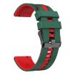 Amazfit 3 22mm Green+Red Two-Color Sports Silicone Watch Band - 2