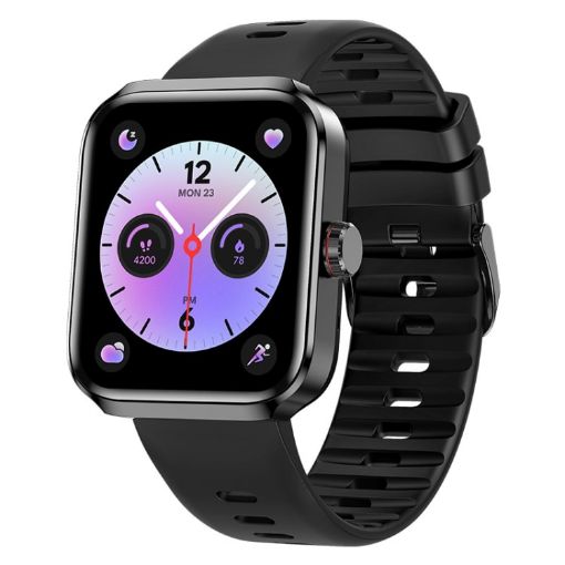 NX22 Smart Watch - 1.78" Color Screen, Bluetooth Call, Health Monitoring, Black - 1