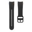 Samsung Galaxy Watch 7 40/44mm Black Wave Pattern Silicone Band - 5