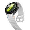 Samsung Galaxy Watch 6 40/44mm Light Gray Wave Silicone Band - 4