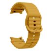 Samsung Galaxy Watch 6 40/44mm Yellow Wave Pattern Silicone Band - 3