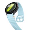 Samsung Galaxy Watch 5 Pro Light Blue Wave Pattern Silicone Band - 4