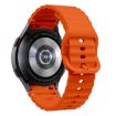 Samsung Galaxy Watch 5 Pro Orange Wave Pattern Silicone Band - 2