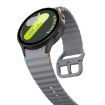 Samsung Galaxy Watch 4 40/44mm Dark Gray Wave Silicone Band - 4