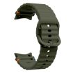 Samsung Galaxy Watch 4 Classic 42/46mm Army Green Silicone Band - 3