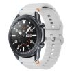 Samsung Galaxy Watch3 41mm Light Gray Wave Pattern Silicone Band - 1