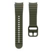 Samsung Galaxy Watch3 41mm Army Green Wave Pattern Silicone Band - 5