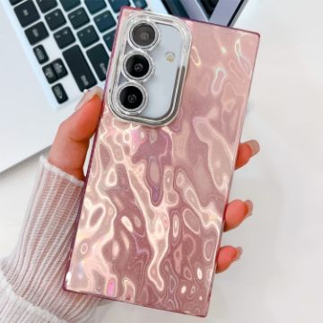 Samsung Galaxy A15 5G Pink Glitter TPU Case with Lens Film - 1