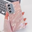 Samsung Galaxy A15 5G Glitter TPU Case with Lens Film - Pink Ripples - 1