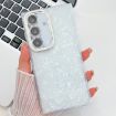 Samsung Galaxy A25 5G Glitter TPU Case with Lens Film - White Shell - 1