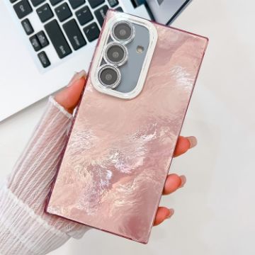 Samsung Galaxy A36 5G Pink Glitter TPU Case with Lens Film - 1