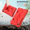 TCL Tab 8 LE/WiFi 2023 Red EVA Shockproof Tablet Case with Butterfly Bracket - 3