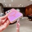 iPhone 17 Pink Magsafe Discoloration Case with Wrist Strap - 6