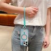 iPhone 17 Blue Magsafe Discoloration Case with Wrist Strap - 7