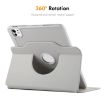 iPad Pro 13 2024 ENKAY 360 Rotation TPU Leather Case with Pen Slot - 4