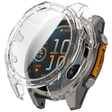Garmin Fenix 8 AMOLED 51mm Tempered Glass PC Watch Case Transparent - 1