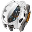 Garmin Fenix 8 AMOLED 43mm Tempered Glass PC Watch Case Silver Black - 1