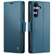 Samsung Galaxy S25 5G CaseMe 023 Butterfly Buckle RFID Leather Case Blue - 1