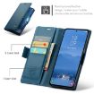 Samsung Galaxy S25 5G CaseMe 023 Butterfly Buckle RFID Leather Case Blue - 2